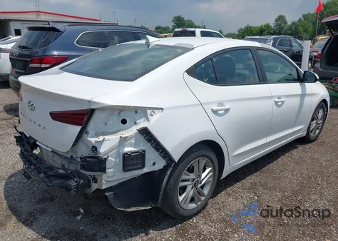 2019 Hyundai Elantra Sel z USA, uszkodzony, nr VIN 5NPD84LF0KH472898